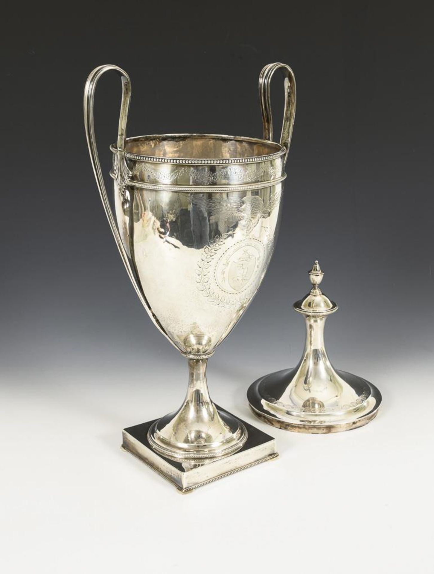 Bedeutender georgianischer Pokal.  Meisterin Elizabeth Godfrey (1720-1766 tätig), London. - Bild 4 aus 6