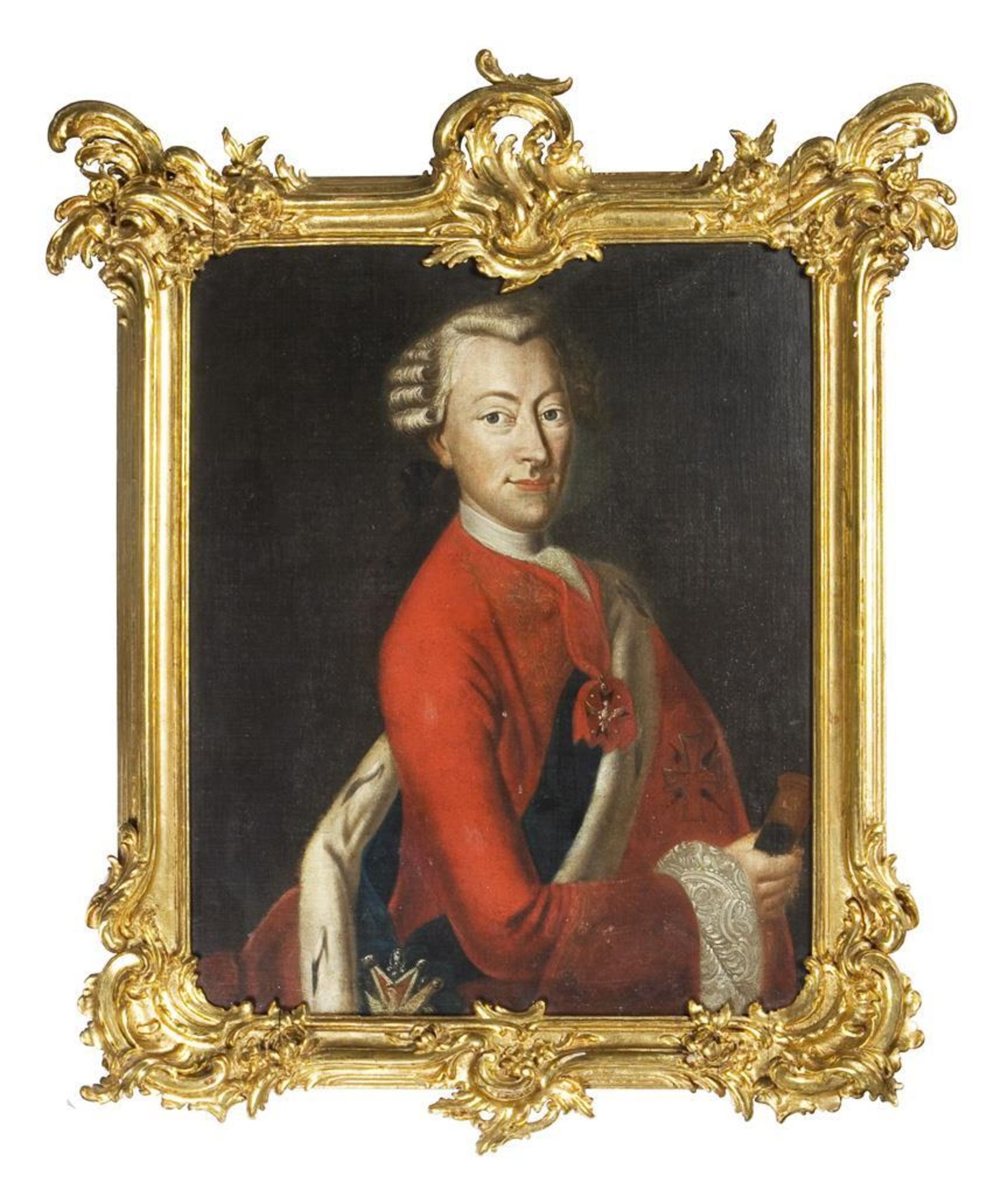 BILDNISMALER MITTE 18. JAHRHUNDERT. Ernst August II. Konstantin Herzog von Sachsen-Weimar-Eisenach.