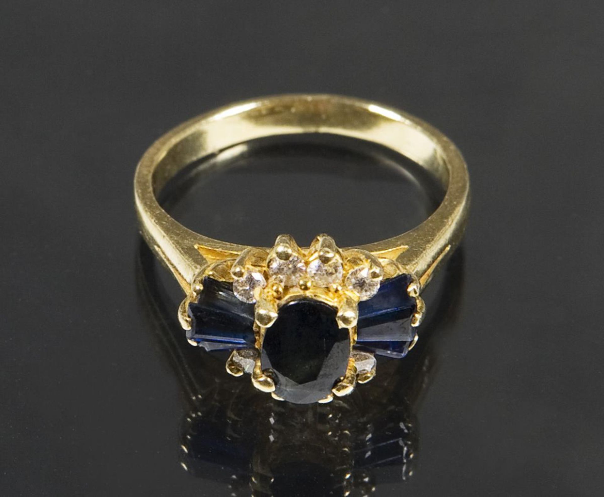 Saphir-Brillant-Ring. - Image 2 of 4
