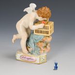 Devisenkind "Je les captive.". Meissen.