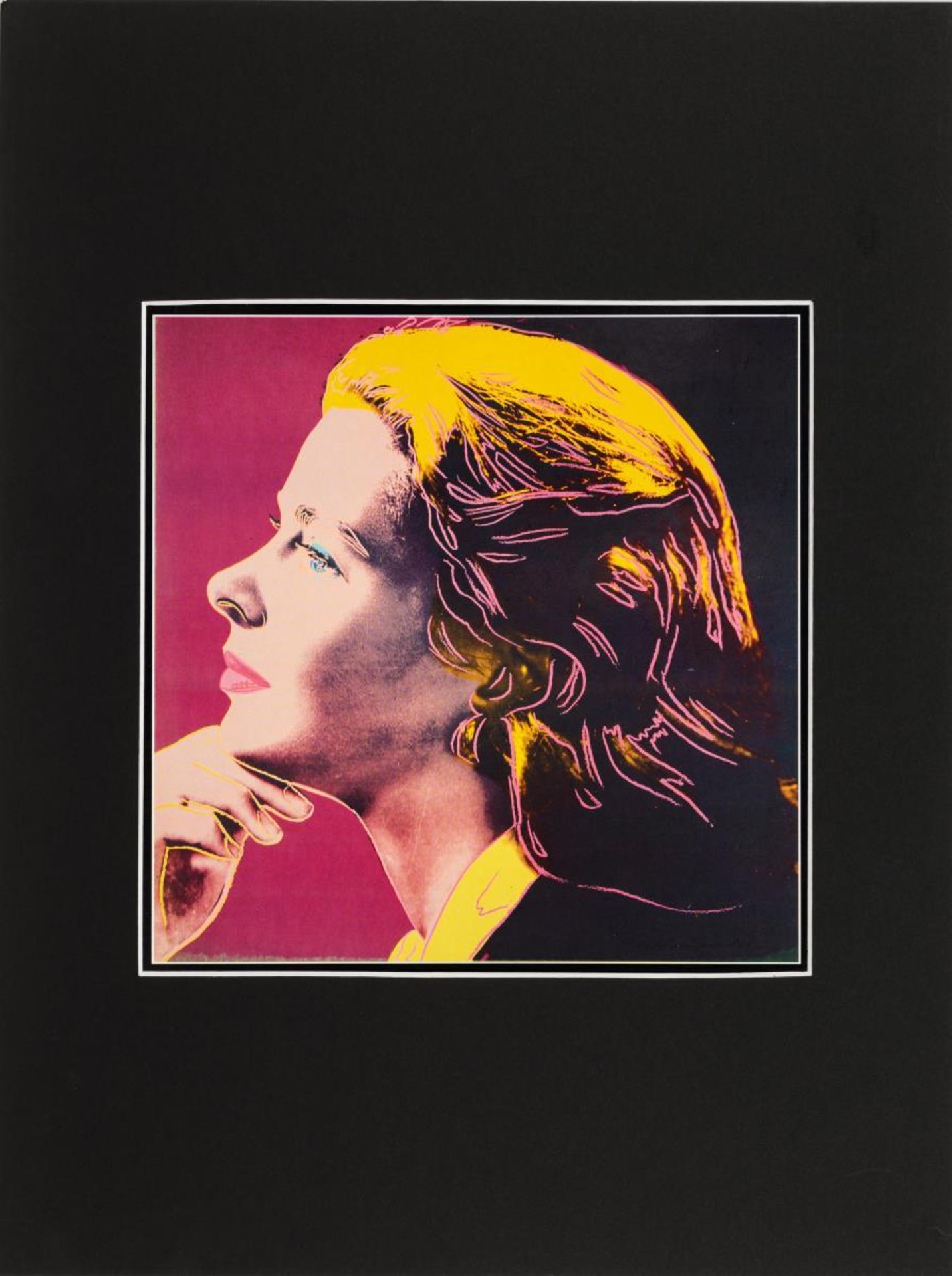 WARHOL, Andy  (1928 Pittsburgh - 1987 New York City). 3 Werke: "Portraits of Ingrid Bergman". - Bild 3 aus 3
