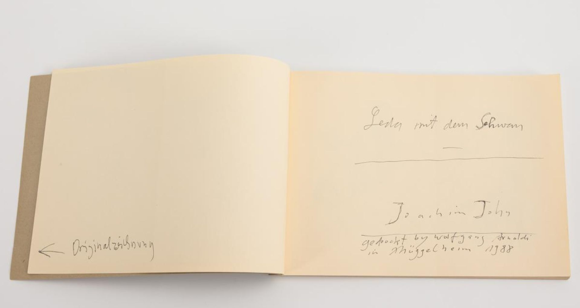 JOHN, Joachim (1933 Tetschen - 2018 Neu Frauenmark). 2 seltene Künstlerbücher: "Aus- und Einfäl... - Image 5 of 8