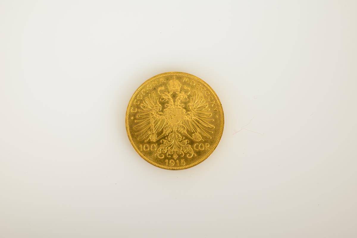 100 Goldkronen Österreich. - Image 2 of 2