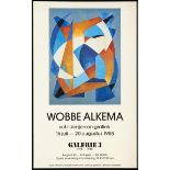 ALKEMA, Wobbe  (1900 Nieuw-Buinen - 1984 Kampen). 8 Ausstellungsplakate und 2 Porträts.