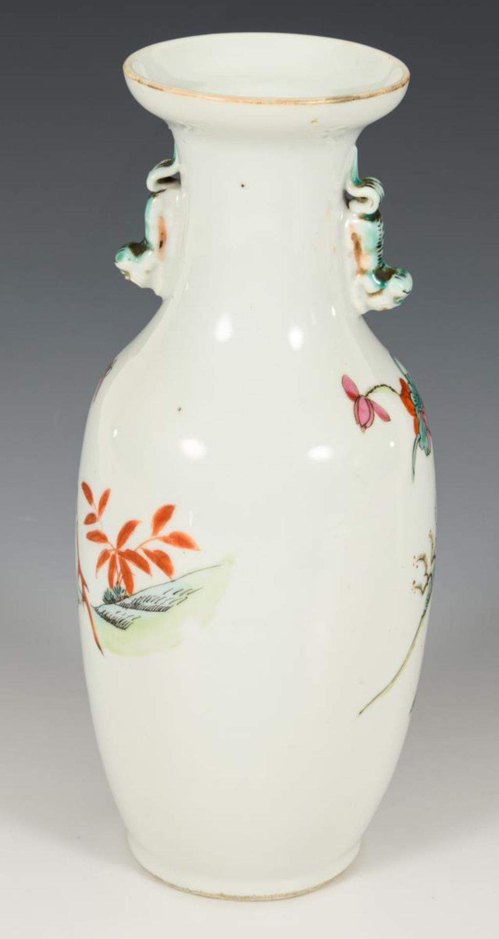 Vase und Schale mit Figurenmalerei. - Image 2 of 3
