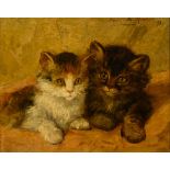 RONNER-KNIP, Henriette (1821 Amsterdam - 1909 Brüssel). Zwei Kätzchen.