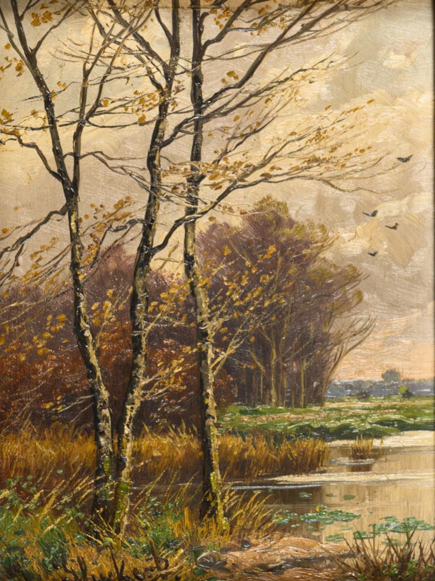 GLÜCKERT, Johannes (1868 Mainz - um 1921). Zwei kleine Landschaften. - Bild 2 aus 7
