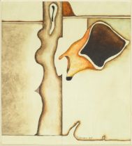 SENGER, Jochen (1929 Berlin-Dahlem - 2016 Berlin-Wilmersdorf). Abstrakte Komposition.