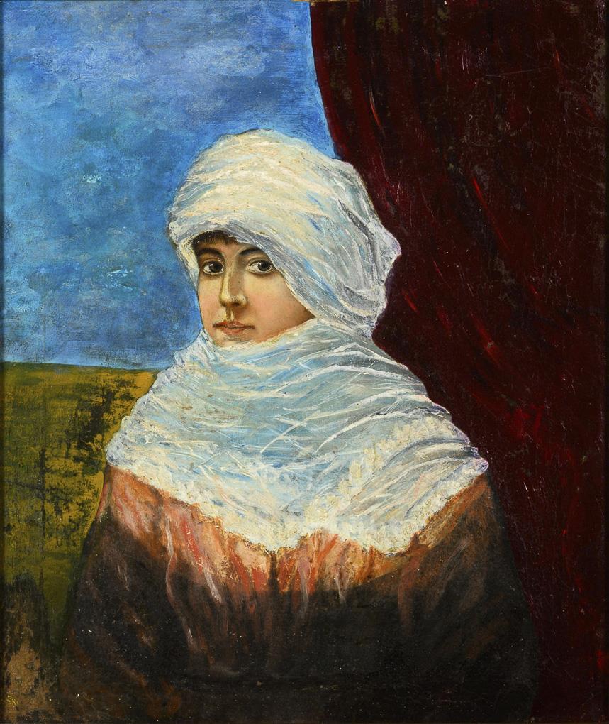 Russland oder Süd-Europa: Porträt einer jungen Frau.