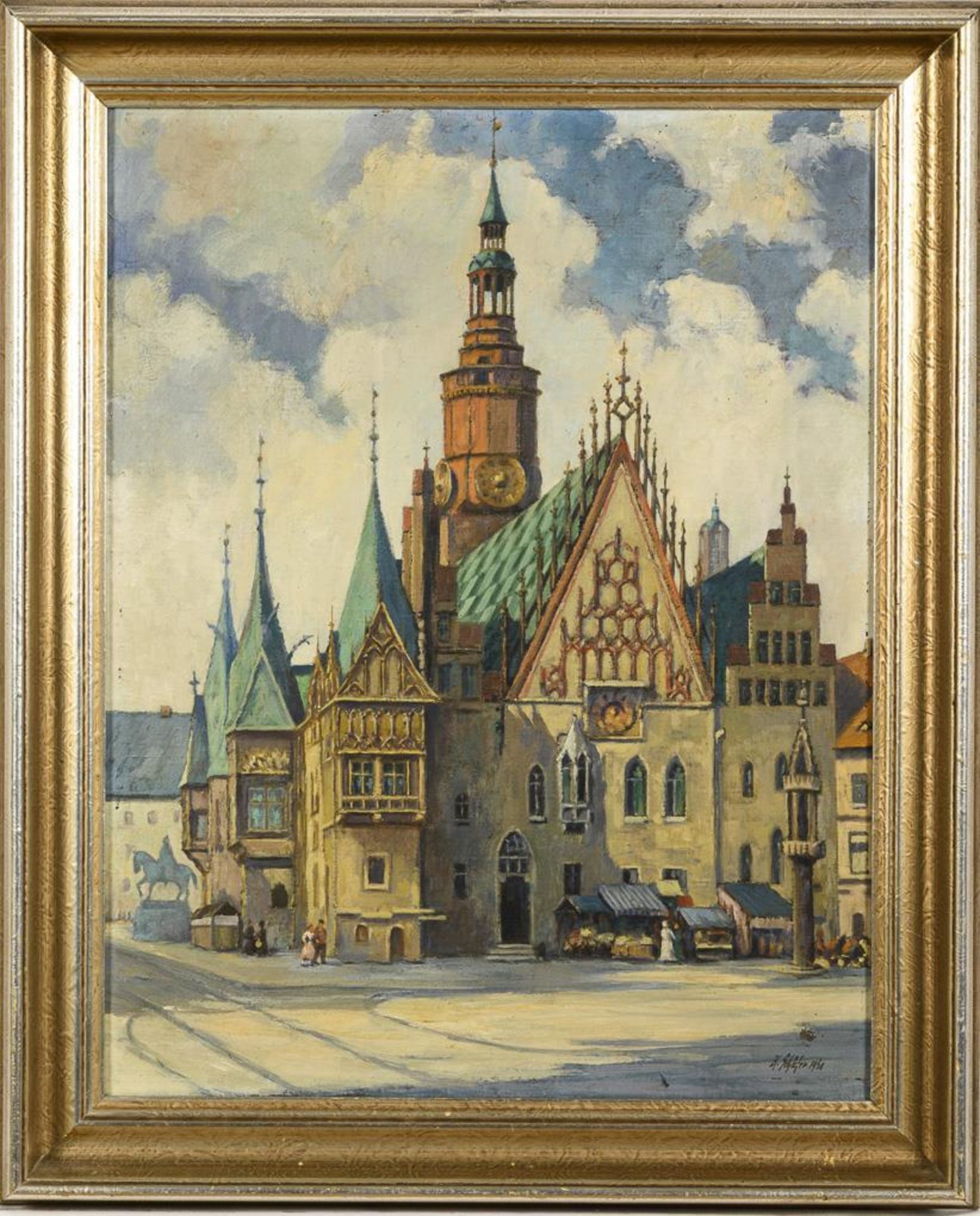 SCHÄFER, K.. Rathaus Breslau. - Bild 3 aus 4