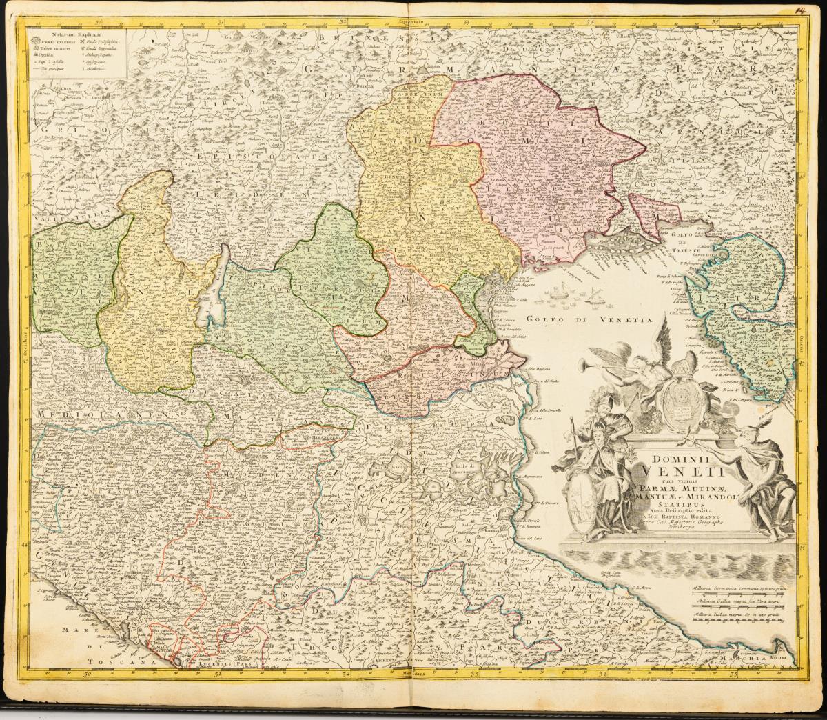 HOMANN, Johann Baptist (1664 Oberkammlach - 1724 Nürnberg). 5 historische Landkarten. - Image 3 of 5