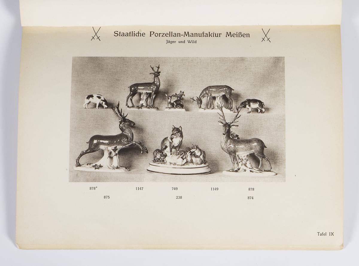 7 Meissen-Figuren-Kataloge von 1931. - Image 2 of 8