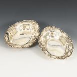 2 ovale Silberschalen.  Redlich & Co, New York.