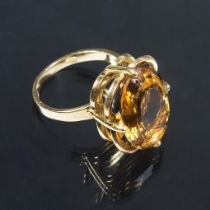 Citrin-Ring. Heinrich Bauer, Pforzheim.