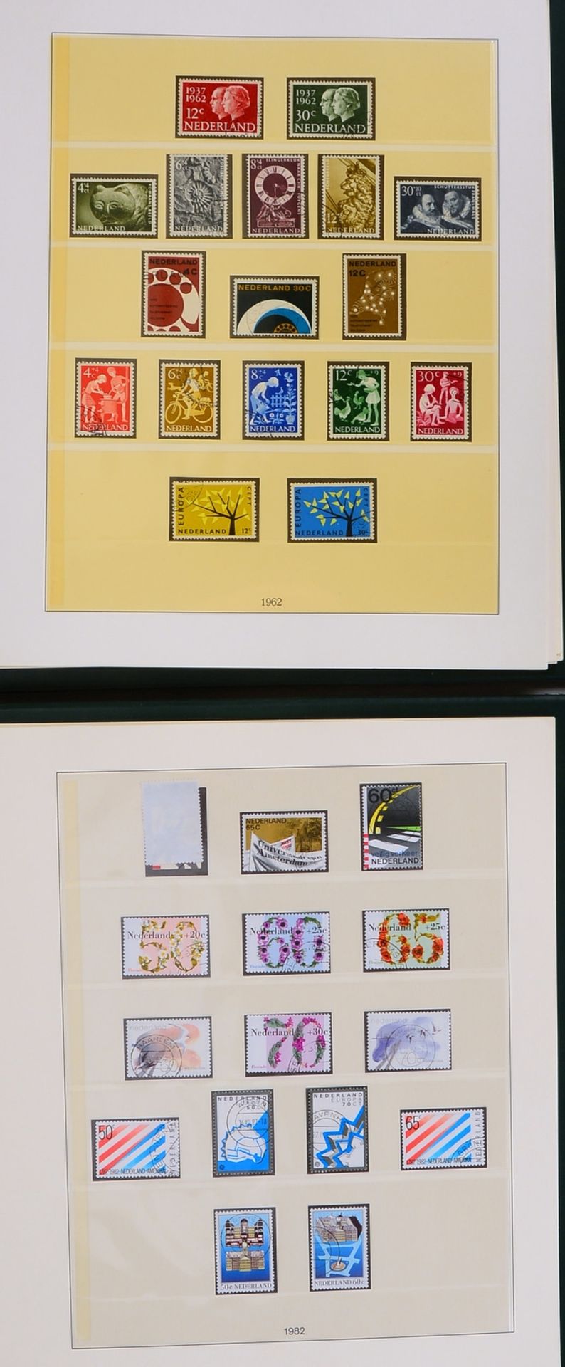 Briefmarken, 'Niederlande', 1945 - 1984: alle Ausgaben fast kompl., überw. gest., in 2x Alben - Bild 2 aus 3