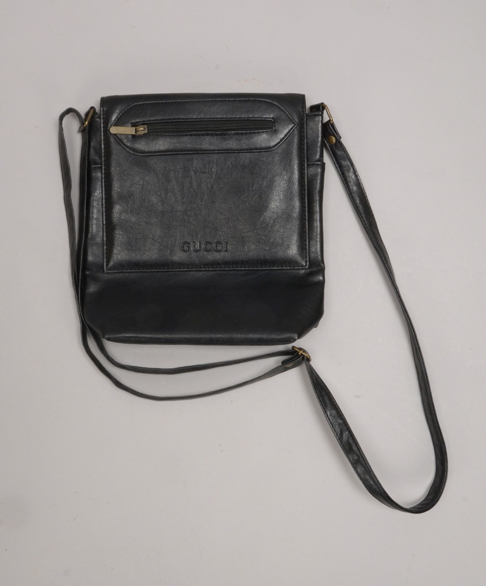Gucci, Damenhandtasche/Theatertasche, schwarzes Echtleder, gepflegter Zustand
