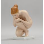 Rosenthal, Porz.-Figur, &#039;Die Trinkende&#039;, Mod. &#039;752/1&#039;, Entw. Ernst Wenck; H&ouml