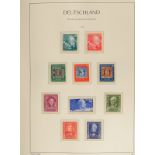 Briefmarken, 'Bund', 1949 - 1976: xx, fast kompl., im Vordruckalbum (Michel ca. EUR 3.600,-)