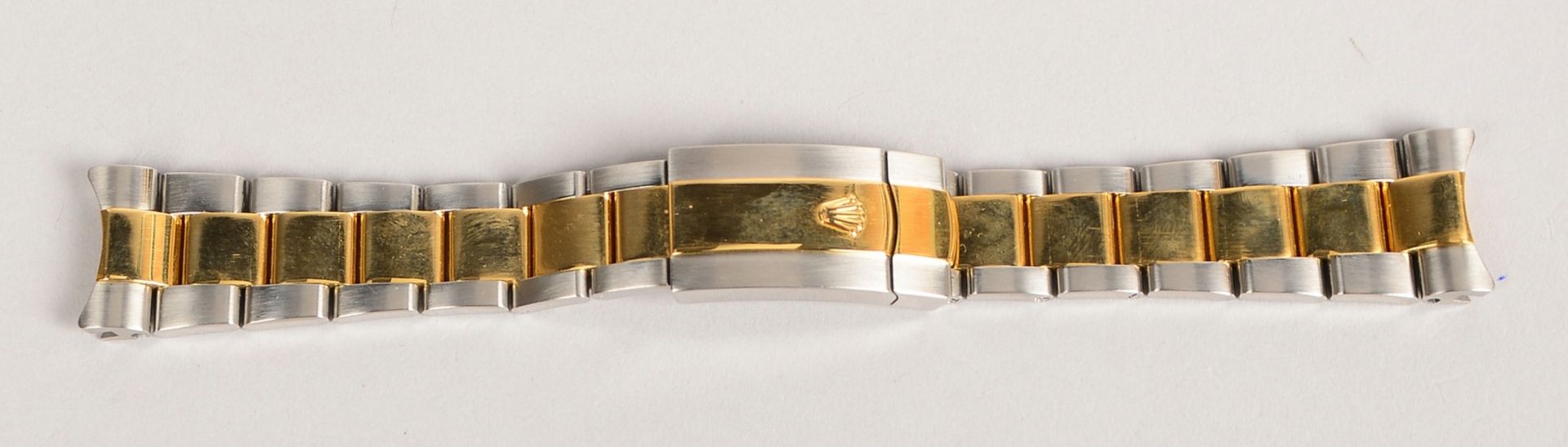 Uhrenarmband, Rolex, Stahl und Gold - wie neu; Länge 16 cm, Gewicht 76 g - Bild 2 aus 2
