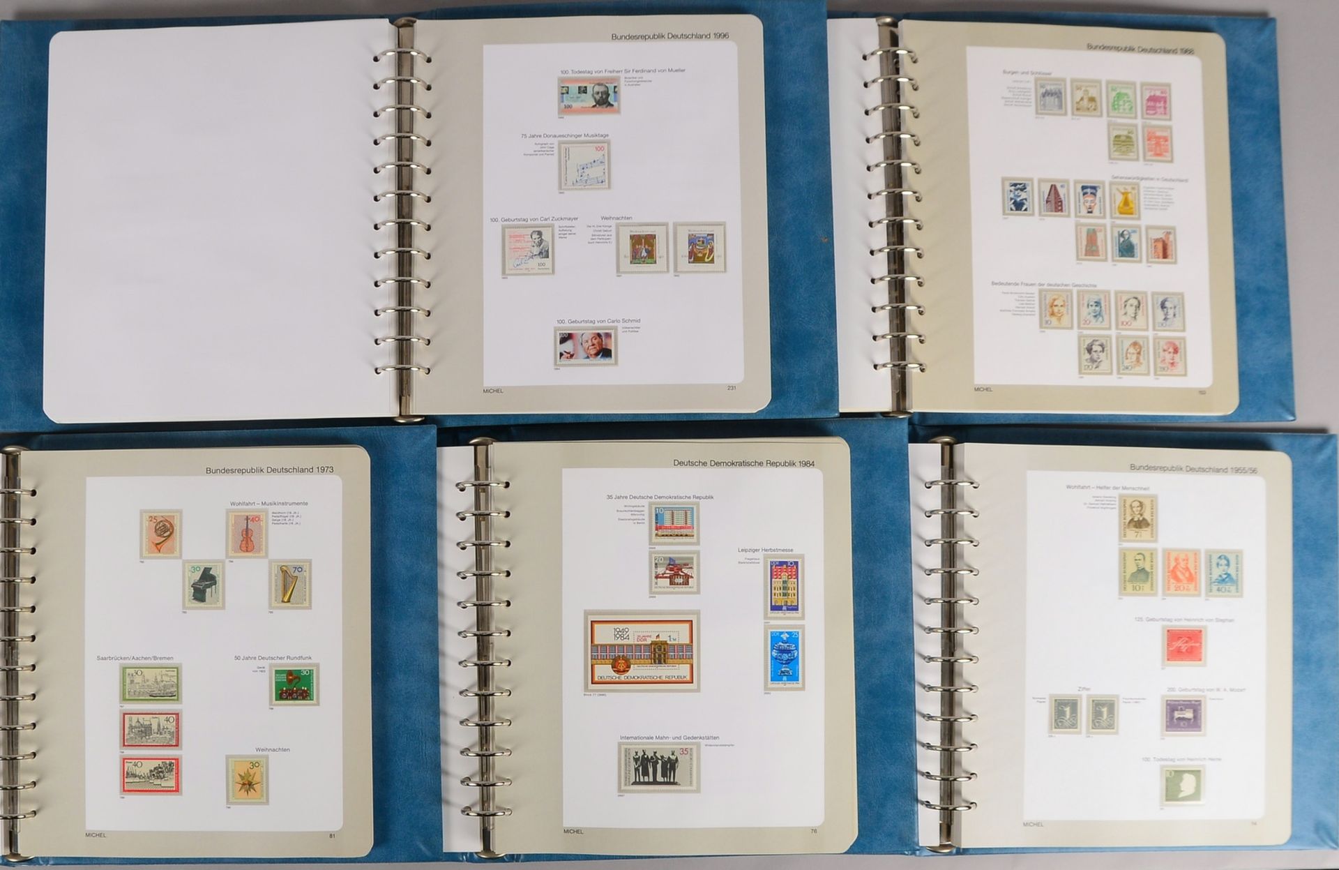 Briefmarkensammlung, 1949 - 1998: 'BRD', vorwiegend postfrische Erhaltung 