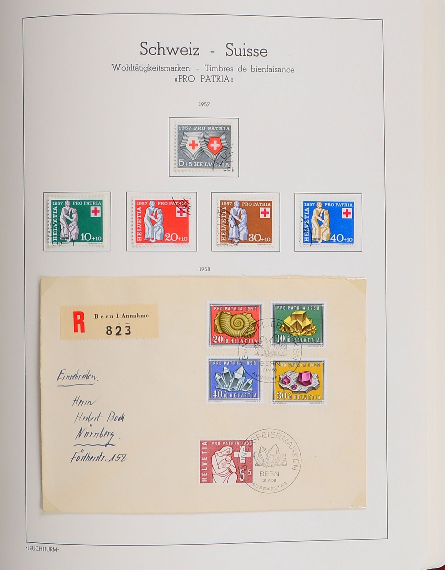 Briefmarken, 'Schweiz', 1945 - 1990: gest. (mit 'Pro Juvent.', 'Pro Patria', Luftpost, Dienstm.)