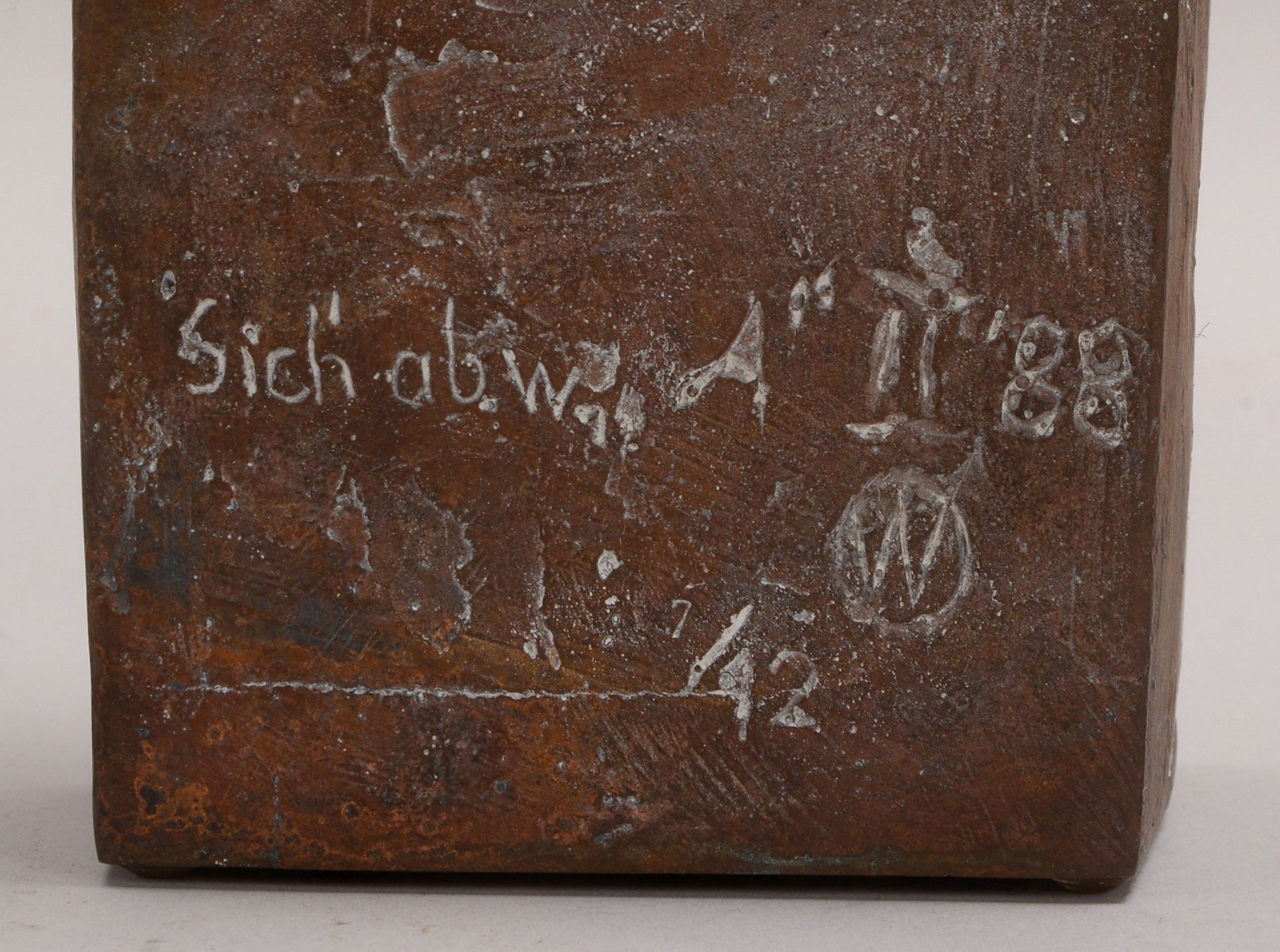 Otto, Waldemar, Bronzeskulptur, 'Aphrodite II', Aufl. '7/12', rücks. monogr./dat. - Bild 3 aus 3