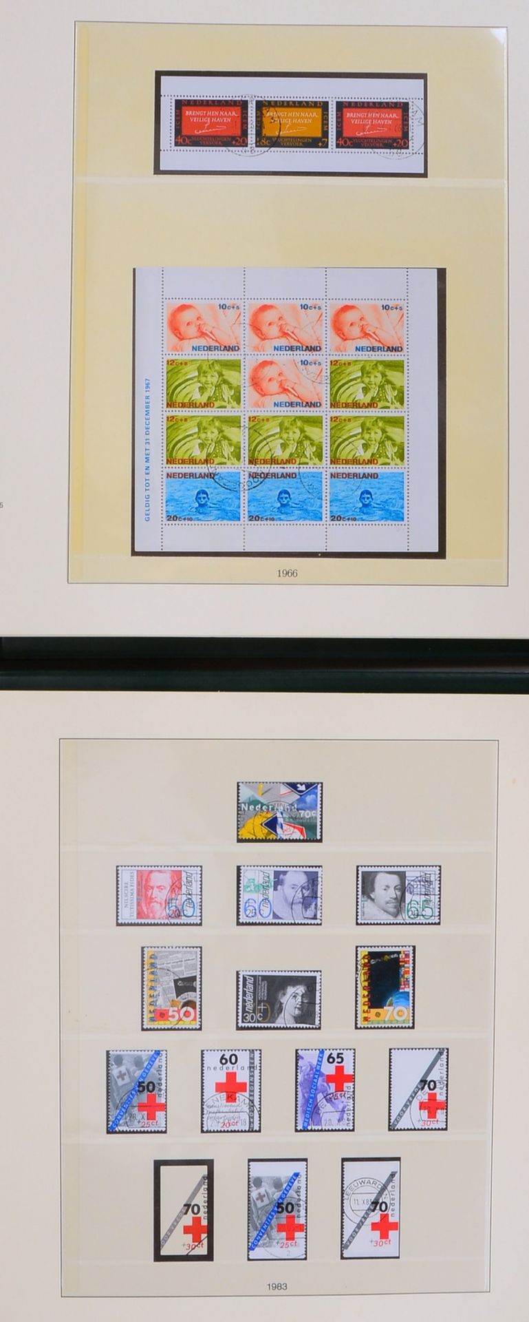 Briefmarken, 'Niederlande', 1945 - 1984: alle Ausgaben fast kompl., überw. gest., in 2x Alben - Bild 3 aus 3