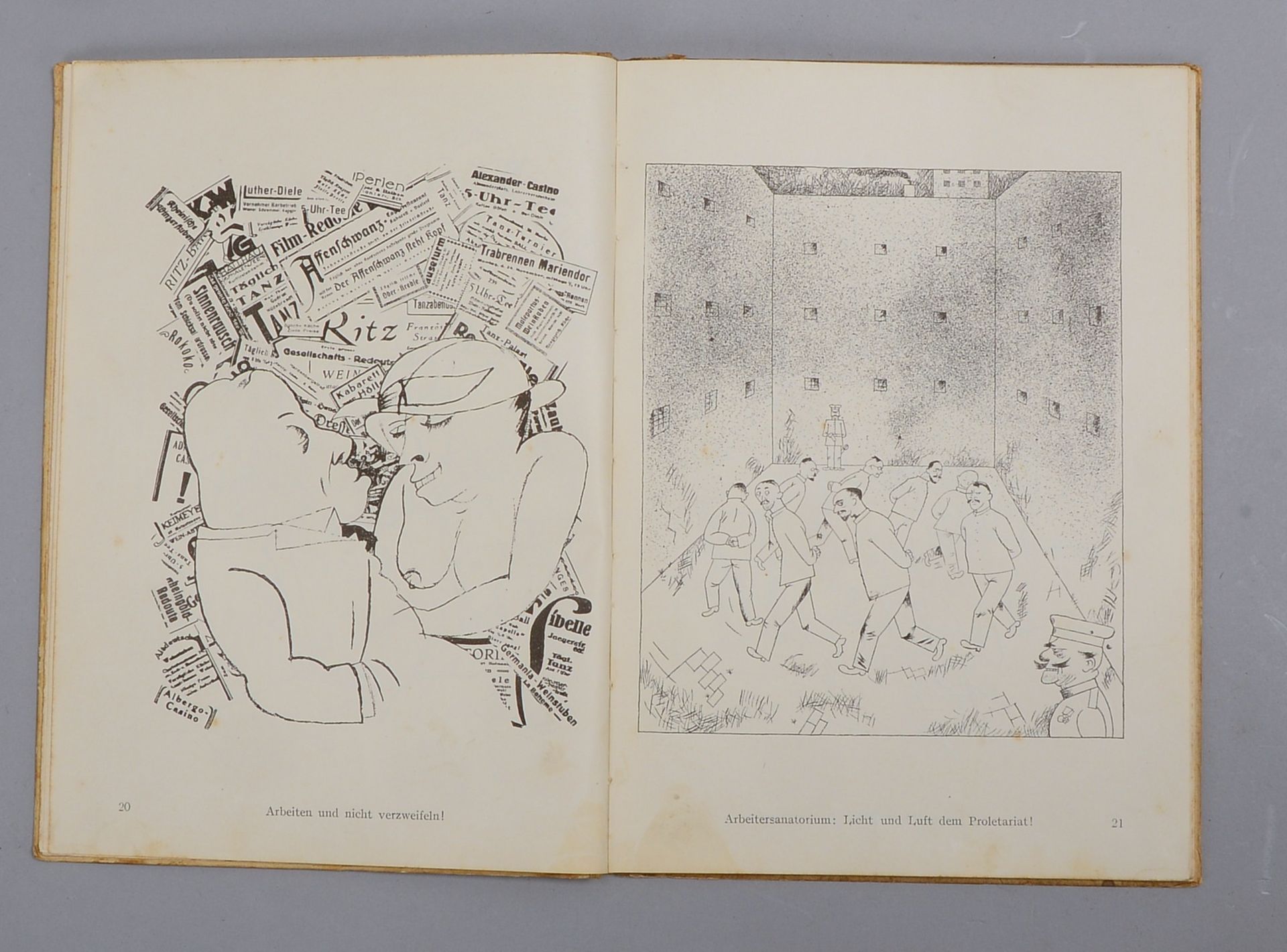 Grosz, George, &#039;Das Gesicht der Herrschenden Klasse&#039;, mit 57 Zeichnungen - Image 3 of 4