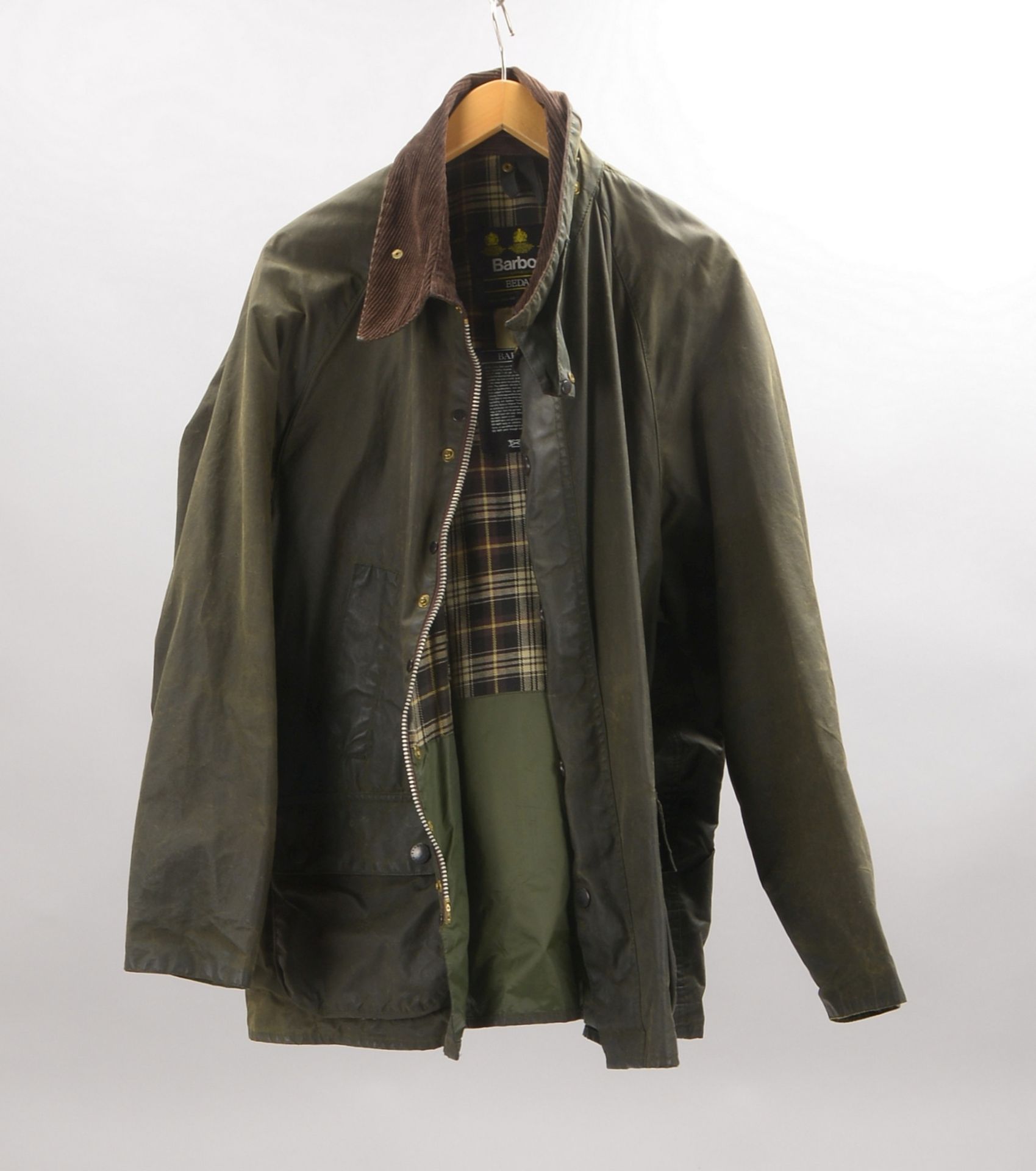 Barbour, Wachsjacke; Gr&ouml;&szlig;e &#039;C50&#039;/127 cm - getragener Zust. (mit Gebrauchsspuren