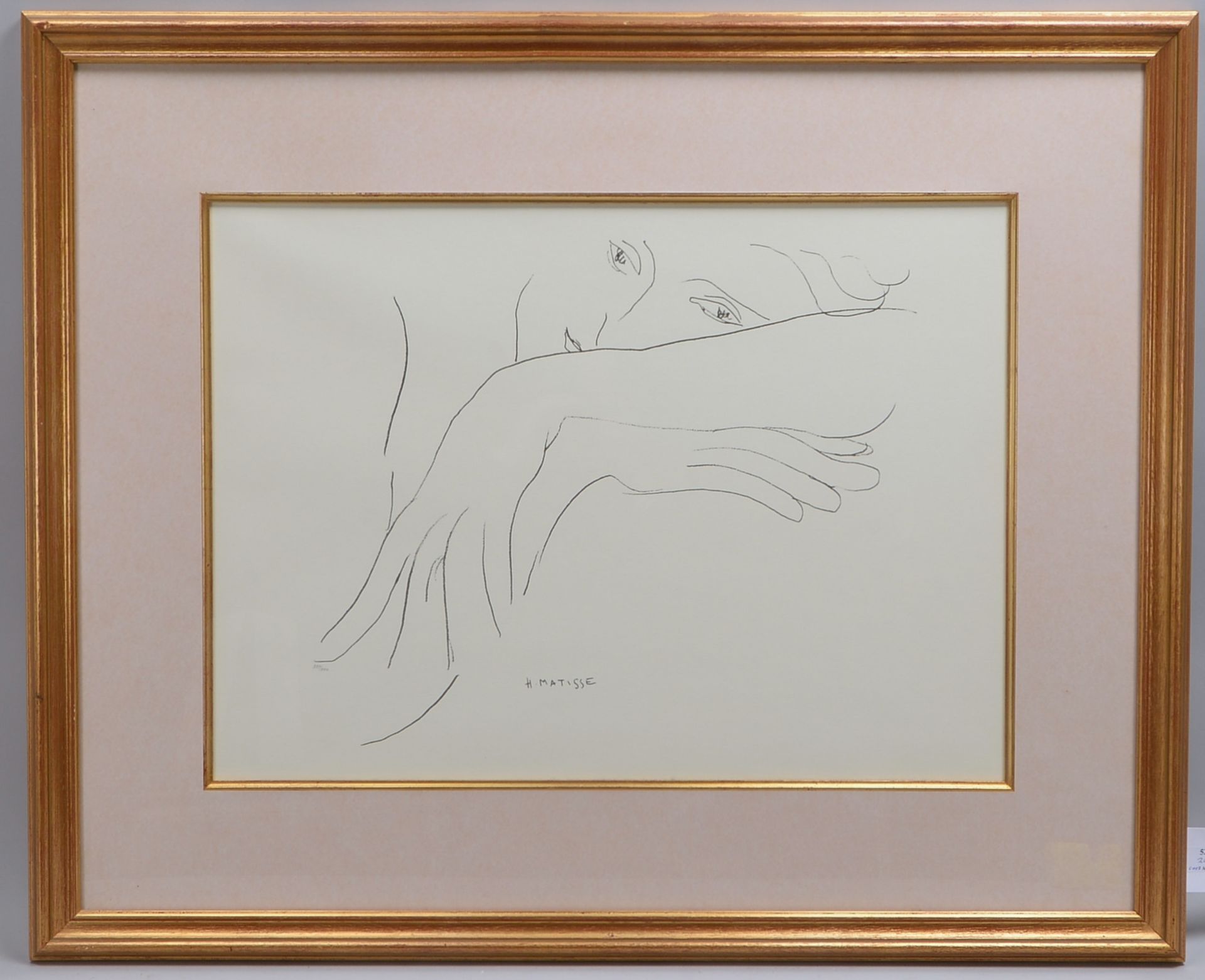 Matisse, Henr, &#039;La Heureuse&#039;, Offset-Lithografie, Aufl. &#039;379/888&#039;, bleisign./num