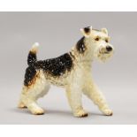 Goebel, Porzellanfigur, 'Terrier', farbig staffiert; Maße 29 x 40 cm