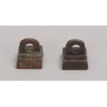 2 Stempel (China), Bronze, verschiedene Ausführungen