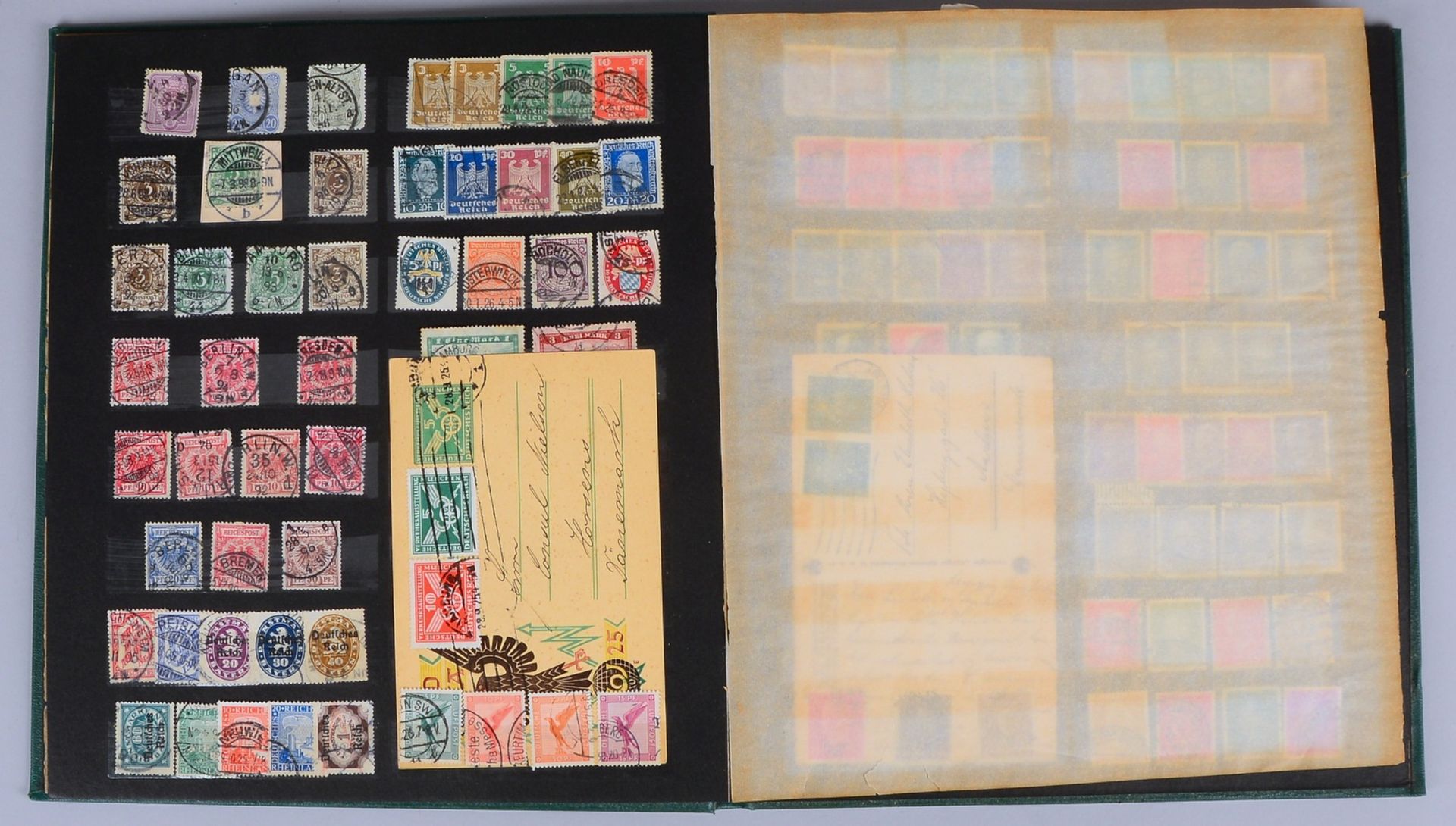 Briefmarken, Gemischtes: fr&uuml;he Marken &#039;Schweiz&#039;, &#039;Deutsches Reich&#039;, &#039;I