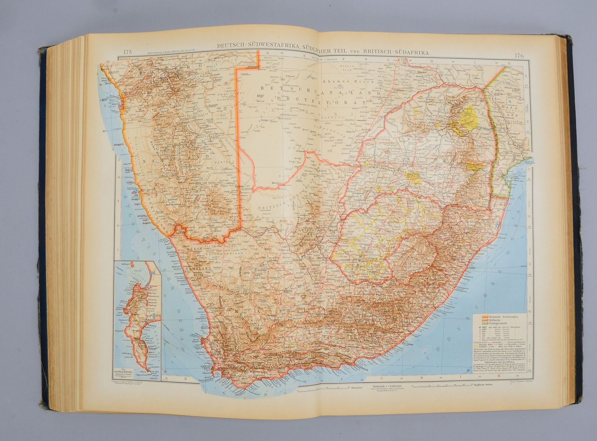 Scobel, A. (Hrsg.), &#039;Andrees Handatlas&#039; - Jubil&auml;umsausg., 139 Haupt- und 161 Nebenkar - Image 3 of 3