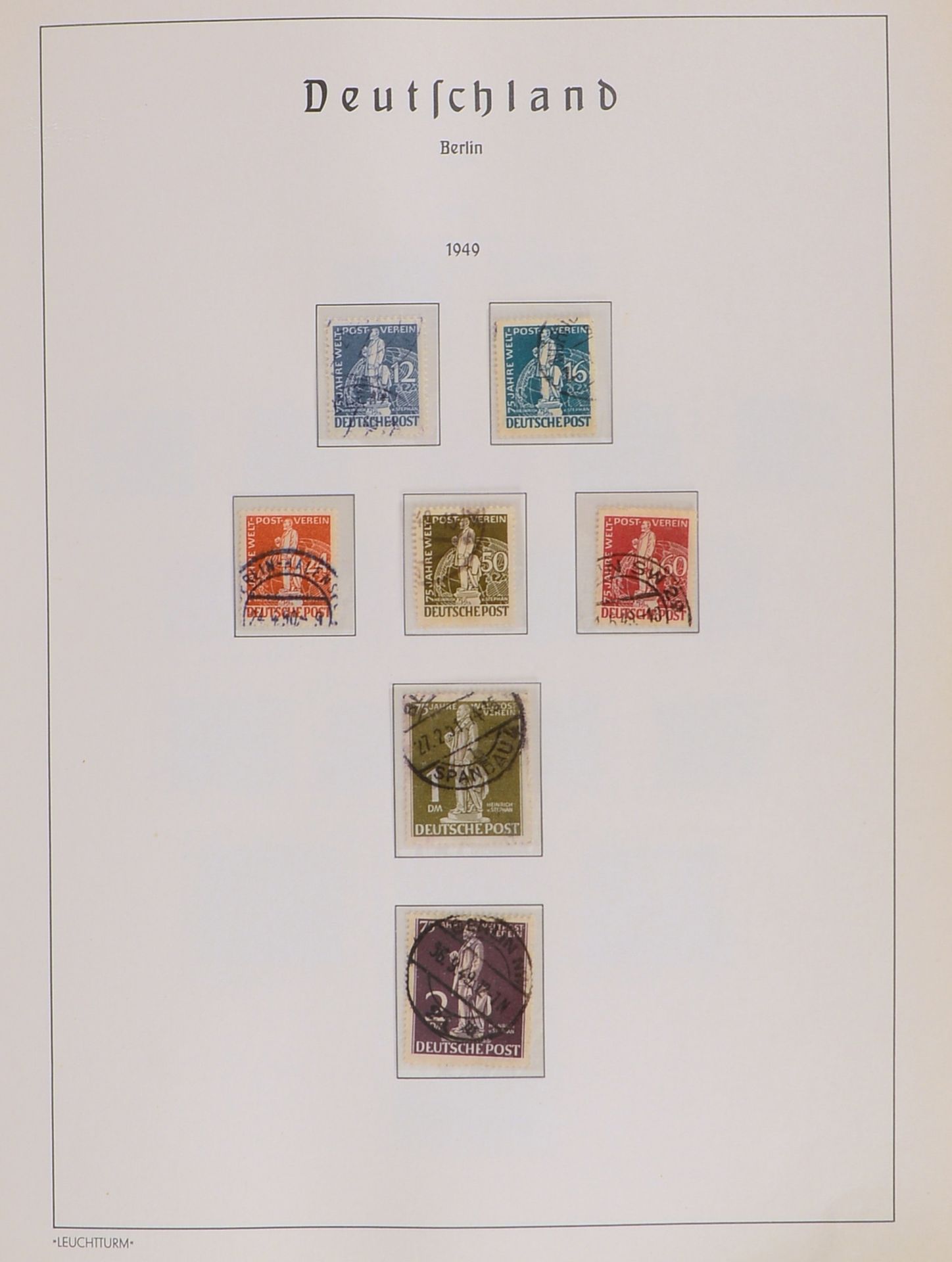 Briefmarken, &#039;Berlin&#039;, 1948 - 1990: gest. Erhaltung, im Falzlos-Vordruck-Album - Image 2 of 3