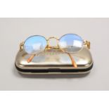 Designer-Sonnenbrille, Jean Paul Gaultier, mit hellbl. getönten Gläsern, im orig. Etui