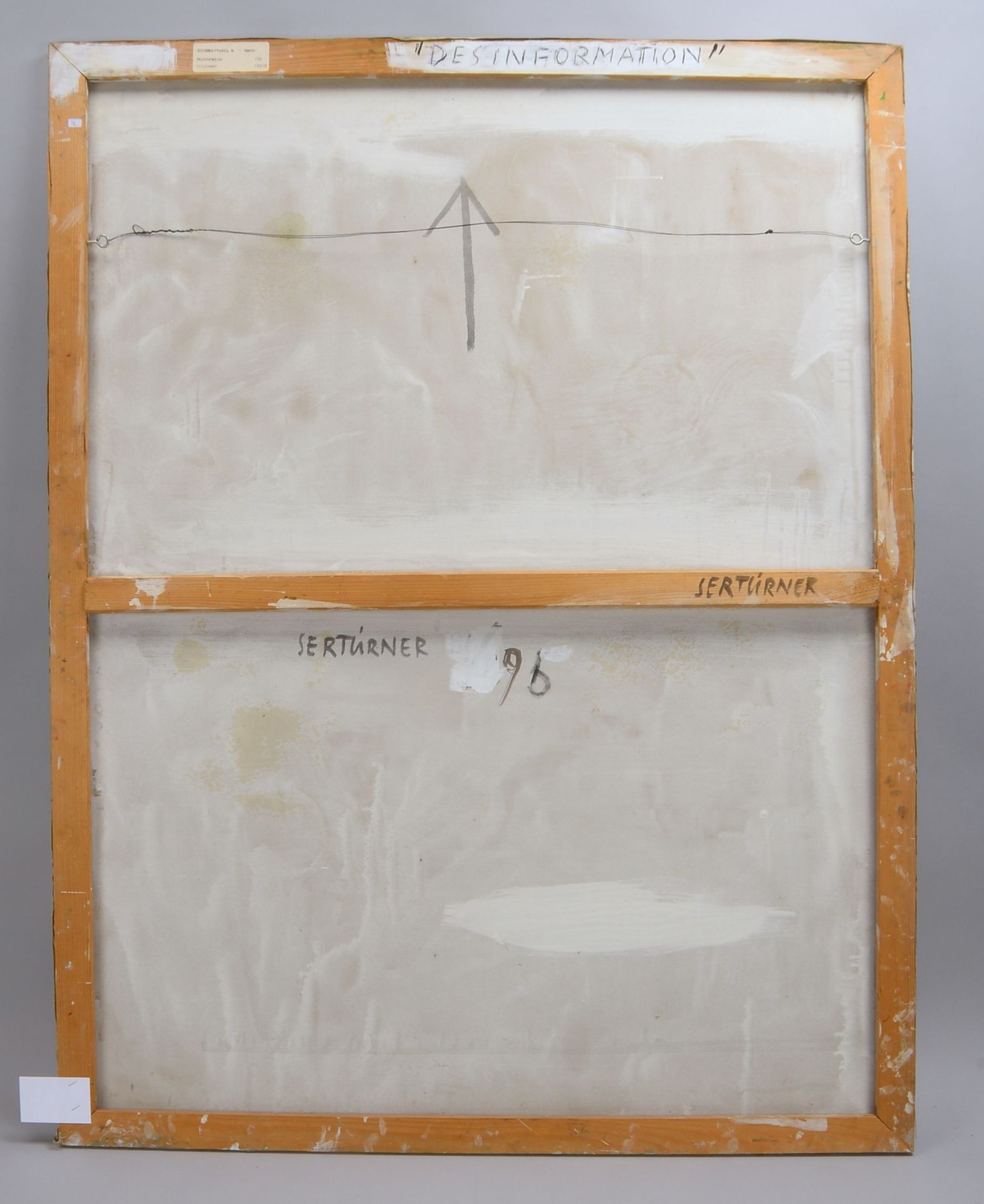 Sertürner, Wernhera, 'Desinformation' - OT, Öl/Lw, sign., unger.; Bildmaße 130 x 100 cm - Image 3 of 3