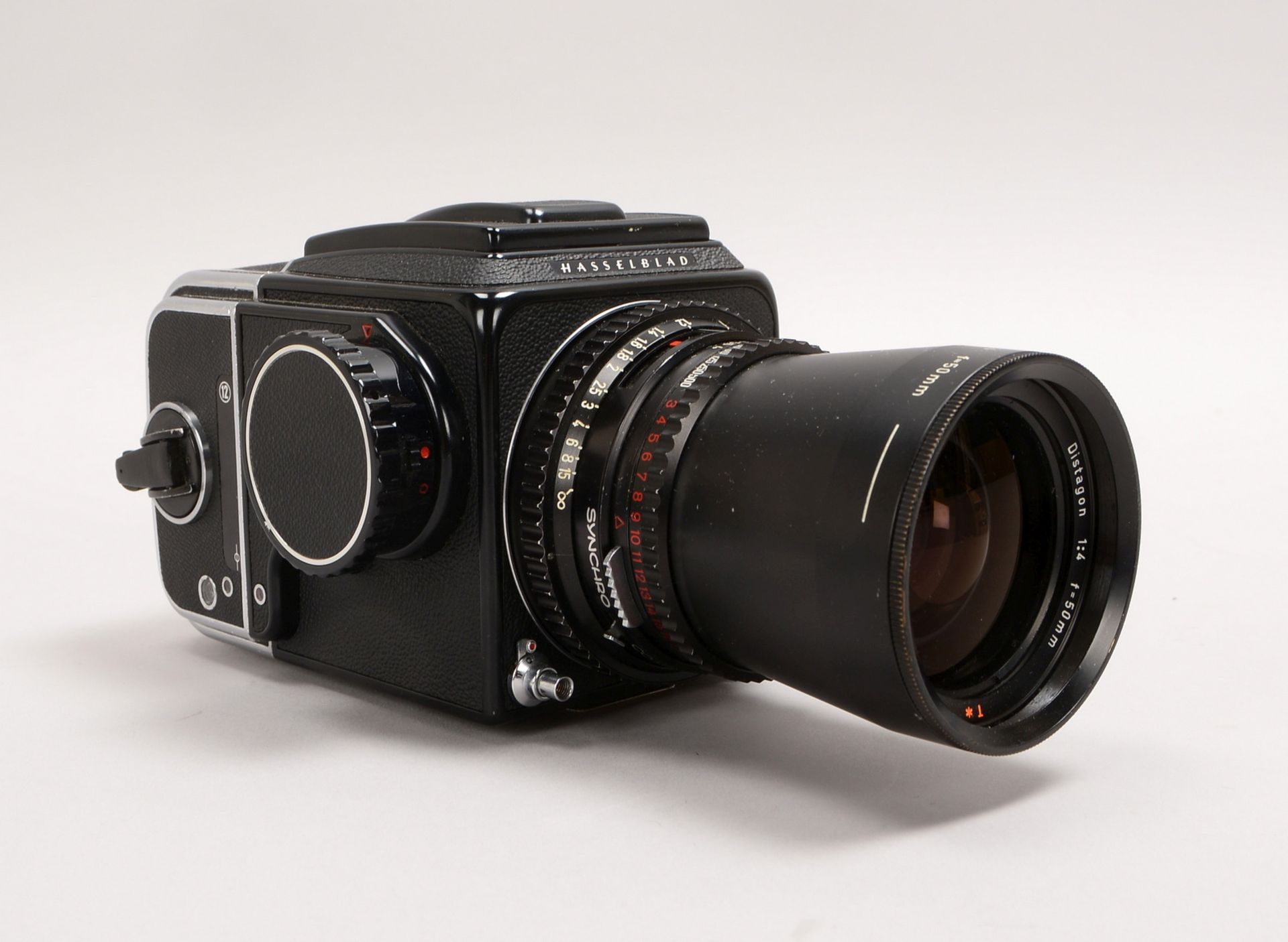 Mittelformat-Kamera, Hasselblad '500 C/M', mit div. Zub.: Objektive 'Distagon'/'Sonnar', u.a. - Bild 2 aus 5