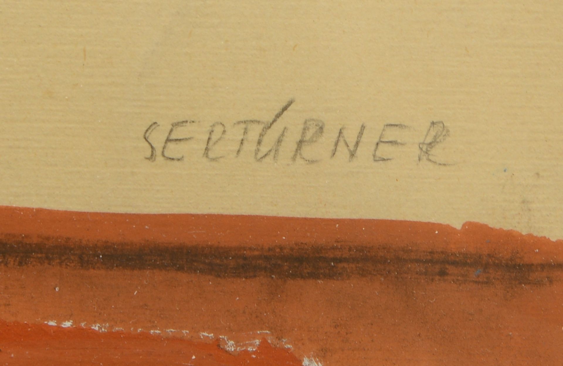 Sert&uuml;rner, Wernhera, 3x Mischtechniken, &#039;Farbkompositionen&#039;, sign., unter PP hinter G - Image 2 of 2