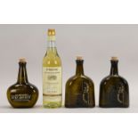 Sammler-Spirituosen, 4 Flaschen: Aalborg Akvavit, und Nardini Akvavit
