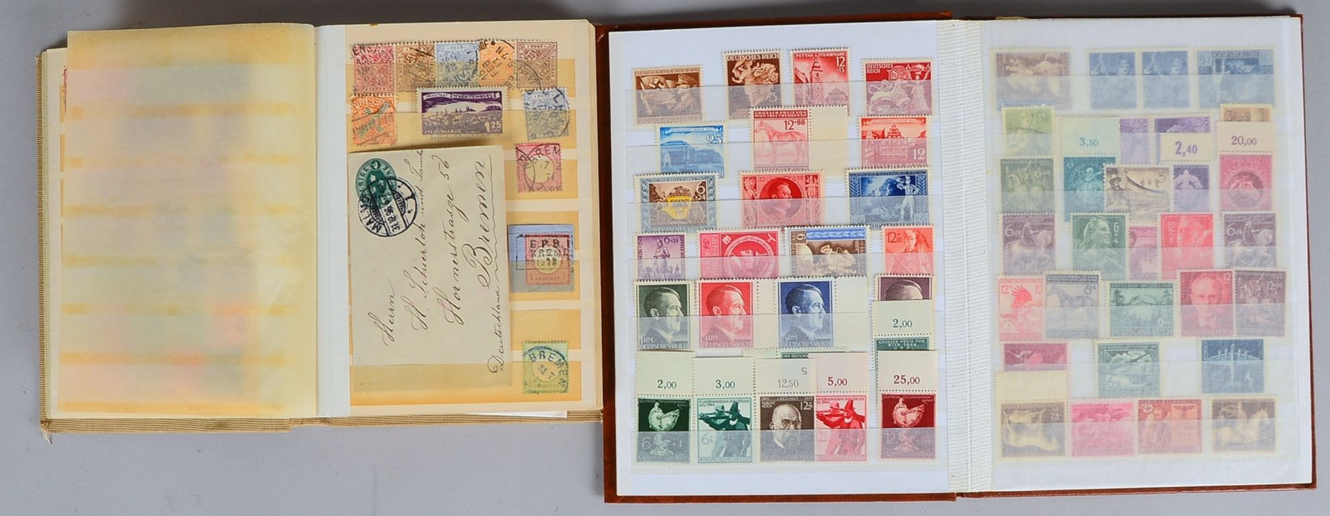 Briefmarken: &#039;Deutschland&#039;/&#039;D.R.&#039;, erste Ausg. &#039;Gro&szlig;britannien&#039;,