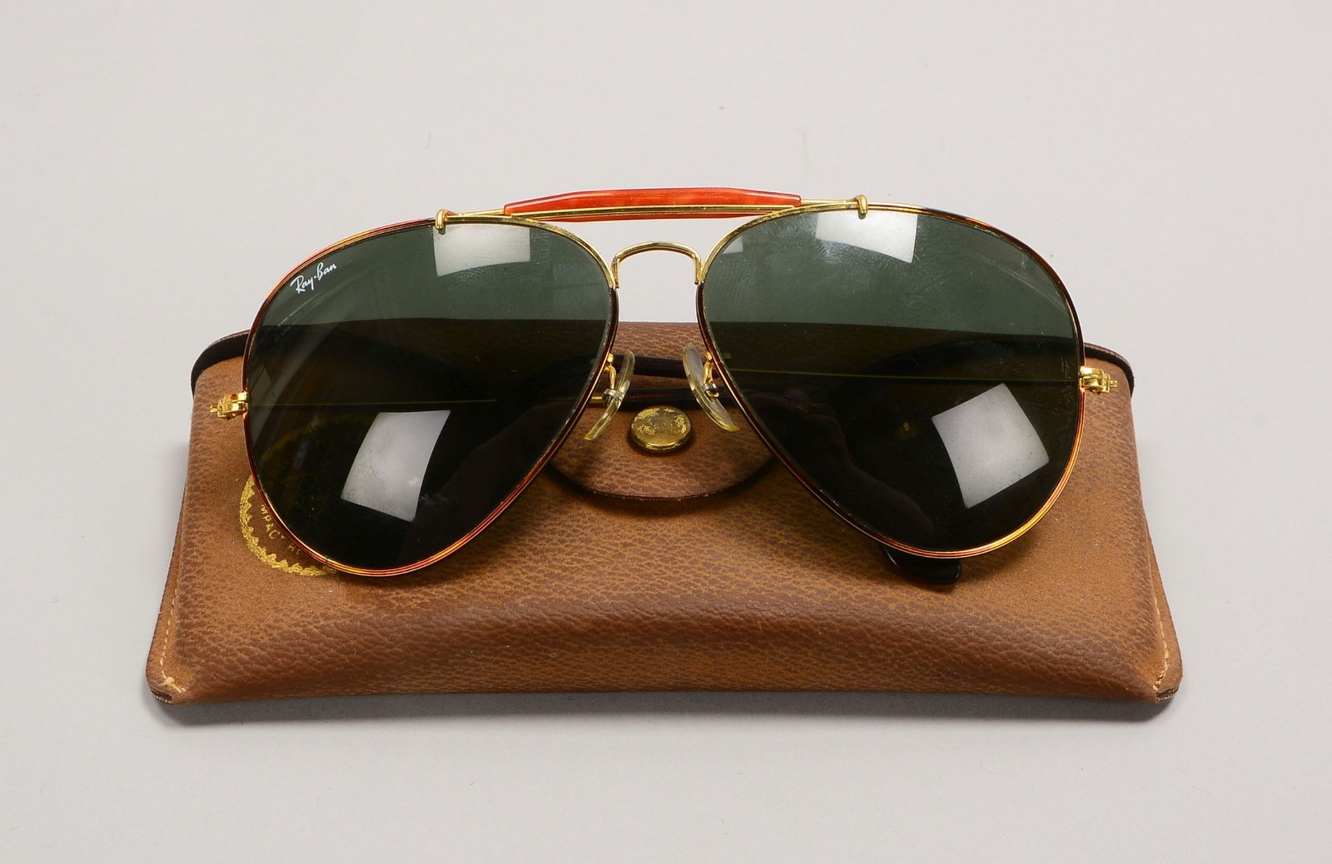 Designer-Sonnenbrille, Ray Ban, 'B & L, USA', im original Etui