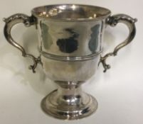 An 18th Century silver two handled cup. London 1777.