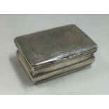 AUGSBURG: An early German silver hinged box.