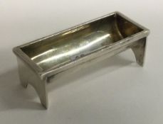 A heavy silver and silver gilt stamp holder. Londo