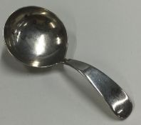 LIMERICK: A good Provincial Irish silver caddy spoon. Circa 1800.
