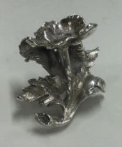 A Victorian silver brooch.