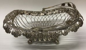 An early large Continental silver basket.