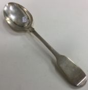 YORK: An early Victorian silver serving spoon.