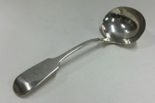 NEWCASTLE: A silver crested ladle. 1849.